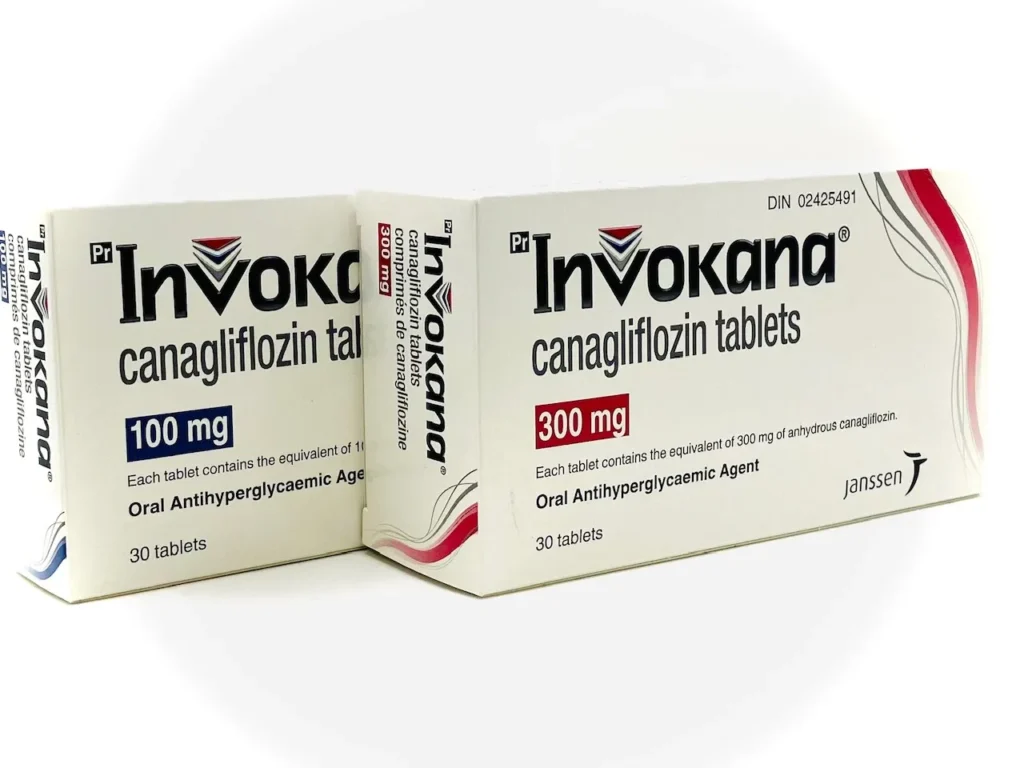 Invokana canagliflozin Boxes from Canada