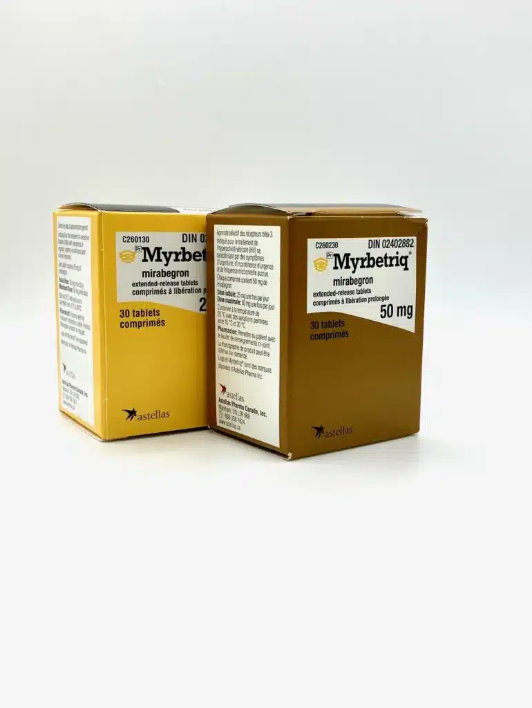 Buy Myrbetriq online from Canada at significant discounts to USA Prices. Call or email drugsbycanada.com to learn more