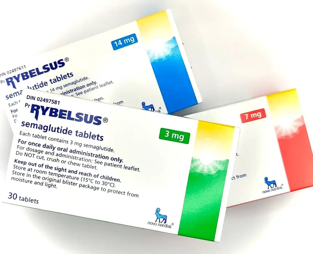 Rybelsus (semaglutide) tablets in 3 mg, 7 mg, and 14 mg doses available from DrugsByCanada.com, a Canadian online pharmacy providing affordable diabetes medication for U.S. patients. Save on Rybelsus with budget-friendly pricing and reliable shipping across the USA. Contact +1 888-349-5925 or email info@drugsbycanada.com for more details.