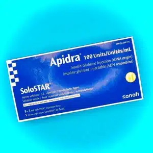 Apidra SoloSTAR insulin glulisine injection pens 100 units/mL available from DrugsByCanada.com, a Canadian online pharmacy offering cost-effective insulin options for U.S. customers. Save on diabetes treatments with reliable shipping across the USA. Contact +1 888-349-5925 or email info@drugsbycanada.com for more information.