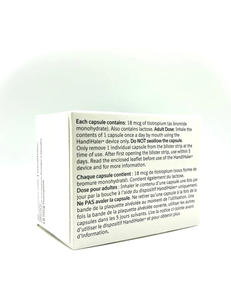 Buy Spiriva from Canada (Reverse Side)