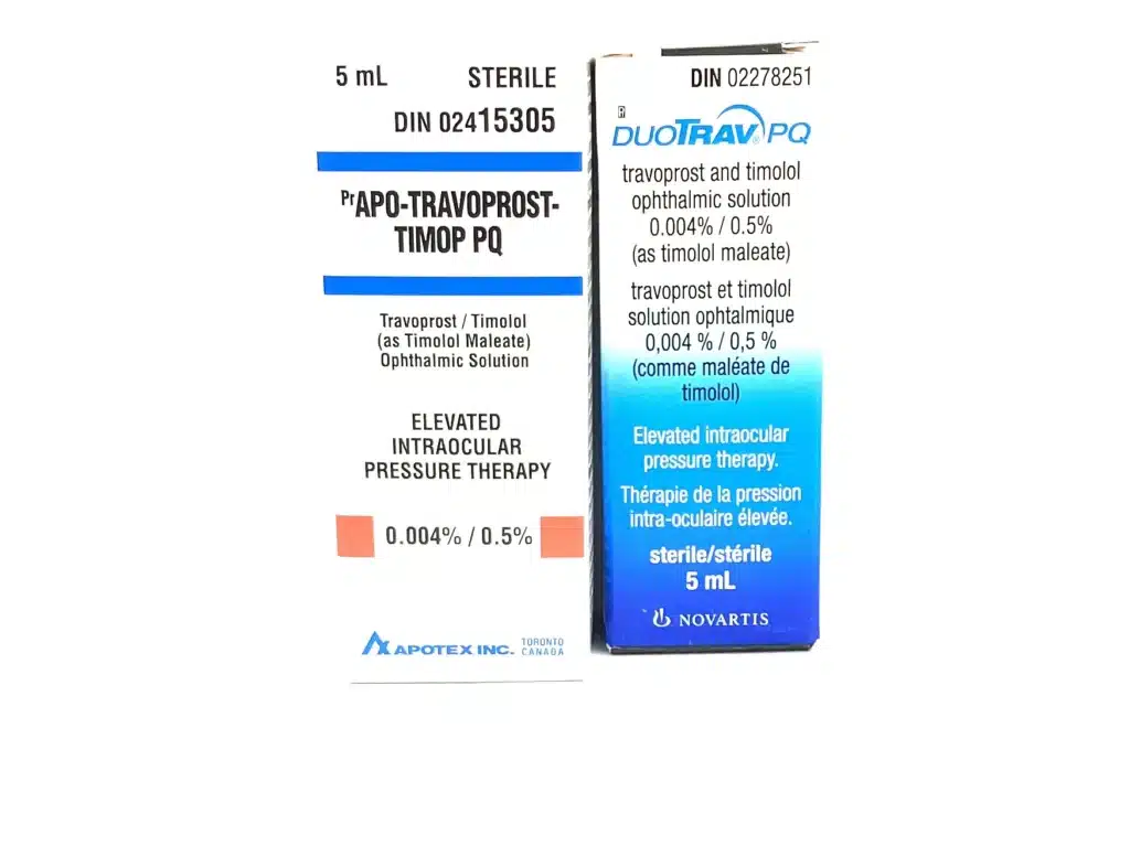 Buy DuoTrav (Travoprost & Timolol) from Canada