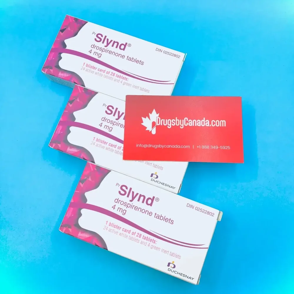 slynd dbc Slynd drospirenone 4 mg tablets available from DrugsByCanada.com—up to 80% off U.S. prices with fast, reliable shipping to the USA. Buy affordable birth control today